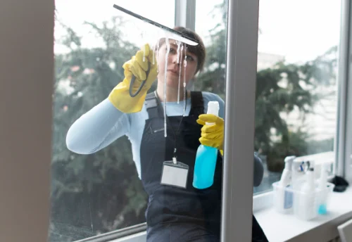 Nettoyage de vitres intérieures et extérieures à Cigogné